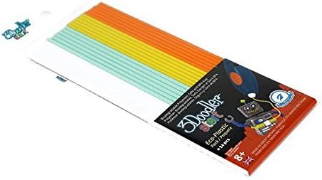 3Doodler START 3D Pen Plastic Refills - White Mint Yellow Orange by Aliquantum International