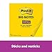 Post-it Super Sticky Big Notes, 11 in x 11 in, 1 Pad, 2X The Sticking Power, Yellow, Recyclable (BN11)