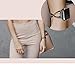 Secbolt Bands Compatible with Apple Watch Band 38mm 40mm 41mm 42mm(Series 10) Iwatch SE Series 10/9/8/7/6/5/4/3/2/1 Women Dressy Jewelry Metal Accessories Wristband Strap, Black