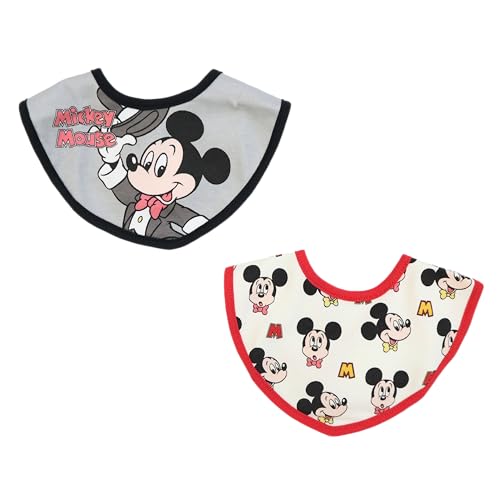[ディズニー] ミッキースタイ 2枚組 よだれかけ ビブ ベビー 男の子 女の子