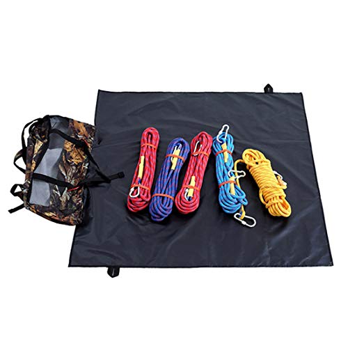 FREAHAP R Climbing Rope Bag 500D Oxford Gear Bag for Mountaineering Ice Climbing with Rope Mat Heavy Duty Backpack Camo