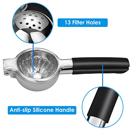 Manual Lemon Squeezer Juicer, 304 Stainless Steel Lemon Squeezer Hand