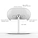 Makeup Mirror Lighted Lamp LED Tabletop Swivel Vanity Mirror Travel Portable Cordless Rechargeable Battery Powered Elliptical Natural Light Touch Screen Desk 360 Degree Free Rotation (white) on sales