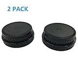 (2 PACK) LXH Camera Front Body Cap & Rear Lens Cap Cover for Pentax DSLR Cameras & Pentax K-Mount Lens Fit Pentax DS2, D, DL, DL2, K10D, K20D, K100D, K110D, K200D, K100D Super, K-5, K-7, K-30, K-r/x/m