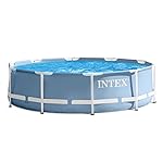 Intex 10 Feet x 30 Inches Prism Frame Above Ground Swimming Pool
