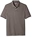 Amazon Essentials Men's Regular-Fit Cotton Pique Polo Shirt (Available in Big & Tall), Grey, Medium