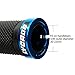 LYCAON Bike Handlebar Grips, Non-Slip-Rubber Adjustable Bicycle Handle Grip with Aluminum Lock, Bike Grips for Mountain Road Foldable Bike MTB BMX with End Caps (Blue, General End Caps)