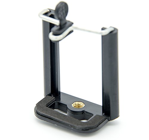 PROtastic® Mobile Cell Phone Tripod 1/4" Screw Adapter, iPhone Mount, Perfect for Phone Stands and Selfie Sticks, Universal Grip Tight Holder Fits Every Smartphone