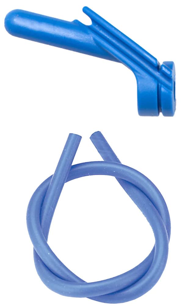 Pine Ridge Archery Nitro Peep Sight, Blue, 1/4-Inch