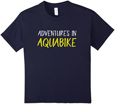 Kids Adventures in aquabike shirt 12 Navy