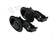 Kuanyu Sturdy Recliner Sofa/Chair Release Oval Black Plastic Pull Recliner Handle,Fits Ashley and Other Manufacturer Brands(3mm Barrel Cables) Chair Release Handle for Sofa,Couch or Recliner,2PCS