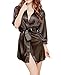 Clearance Sale! Women Intimates WEUIE Women Fashion Classic Bathrobe Pure Role-Playing Sexy Lingerie Wild Temptation (Free Size, Black)
