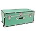 Seward Trunk 30-inch Footlocker Trunk with Wheels Teal