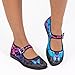 Hot Chocolate Design Chocolaticas Dark Butterfly Women's Mary Jane Flat Multicoloured HCD 39