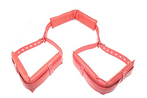 Easy Access Portable Thigh Restraint Sling for Fetish Sex Bondage Unisex, Red Color