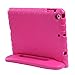 HDE Case for iPad Air 2 - Kids Shockproof Bumper Hard Cover Handle Stand with Built in Screen Protector for Apple iPad Air 2-2014 Release 2nd Generation (Hot Pink)