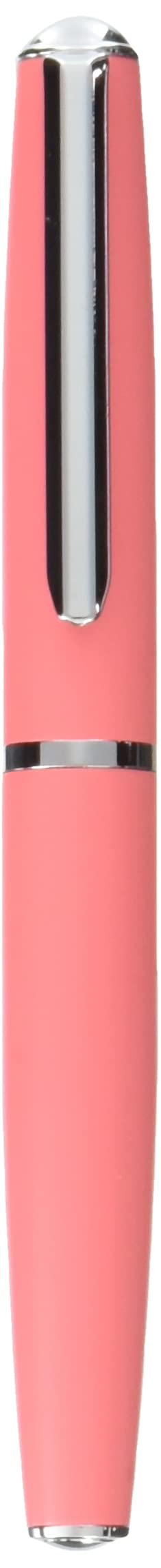 Jacques Herbin 21659T - A metal rollerball pen with cartridge, Coral - Medium nib - 0,5 mm - Writing - Drawing - Creative Tools - Calligraphy - Lettering