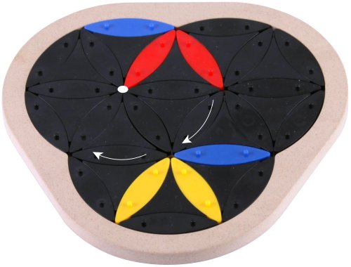 Hape Twiddler Triple Temptation Brain Teaser Wooden Puzzle