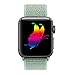 Yunsea Compatible for Apple Watch Band 42mm, New Nylon Sport Loop, with Hook and Loop Fastener, Adjustable Closure Wrist Strap, Replacement Band Compatible for iwatch, (42mm, Marine Green)