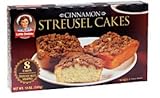 Little Debbie Cinnamon Streusel Coffee Cakes 13oz 8 Cakes (2 Pack)
