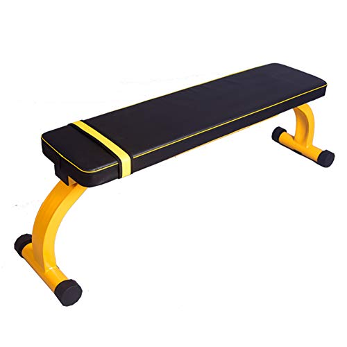 Folding Flat Weight Bench, Heavy Duty Fitness Lifting Workout Training Chest Biceps Press Abs, Master Home Gym Multi-Purpose Exercises