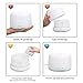 With Remote Control Aromatherapy Essential Oil Diffuser Ultrasonic Cool Mist Aroma Humidifier with 7 Color LED Lights Changing and Waterless Auto Shut-off Function for Home Office Bedroom Room