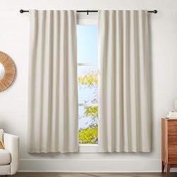 Amazon Basics Adjustable Curtain Rods for