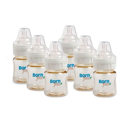 Born Free 5 oz. BPA-Free High-Heat Resistant Classic Bottle, 6-Pack