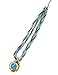 LNKRE JEWELRY Vintage Bohemia Vivid Blue Peacock Pendant Necklace with Opal Crystal A3
