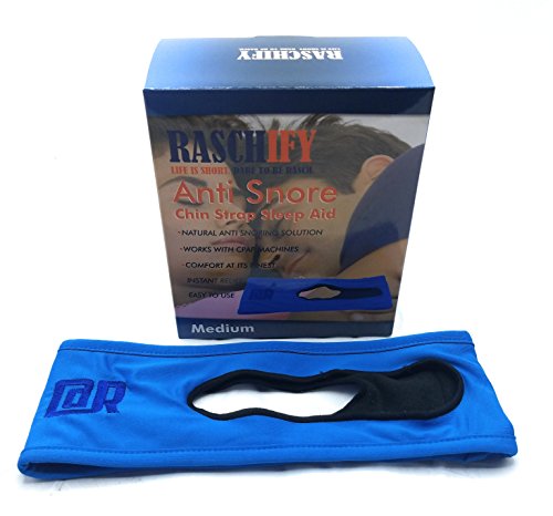 Anti Snore Chin Strap | Anti-Snore Sleep Aid | Sleeping Bag Supplies | Silent Partner Mask | Snoring Eliminator Solution | Can Be Used Along w/ Apnea CPAP Machine | Nighttime Sleep-Aid Sack (Medium)