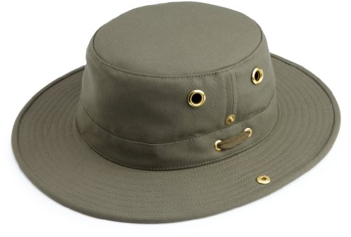 Tilley Endurables T3 Traditional Canvas Hat,Olive,7.5