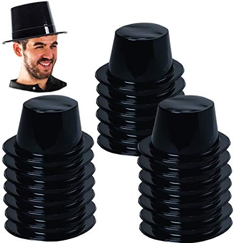 glitter top hats bulk