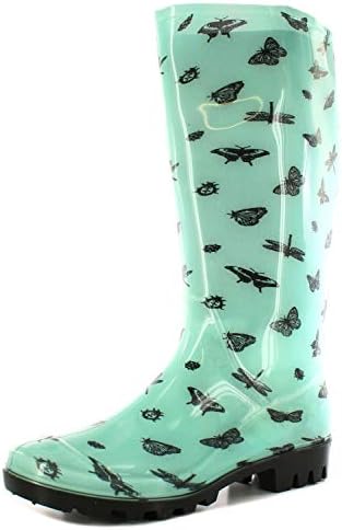 Briers Bugslife Womens Synthetic Material Wellies Light Blue