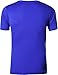 Jeansian Men's Sport Quick Dry Short Sleeve T-Shirt LSL111 Blue XL