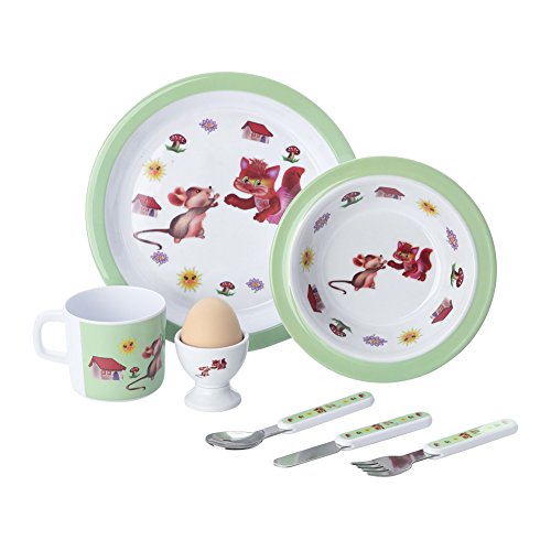 Yinshine Pcs Melamine Toddlers Dinner Set Matching Dinnerware