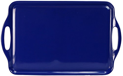 Calypso Basics by Reston Lloyd Melamine Rectangular Tray, Indigo