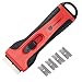 ORIENTOOLS Scraper Razor Blades Mini Plastic Retractable Scraper Razor Blades with 5 Blades Window Scraper for Scraping Labels and Decals from Glass, Windshields (1 Pack)