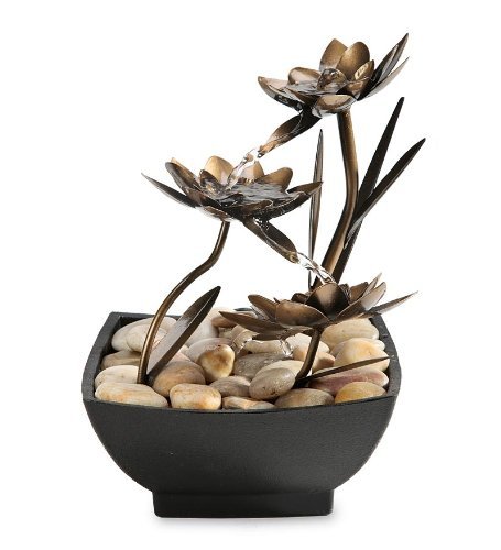 Wind & weather ft6300 metal water fountain, 8.25" x 6.5" x 9.75"