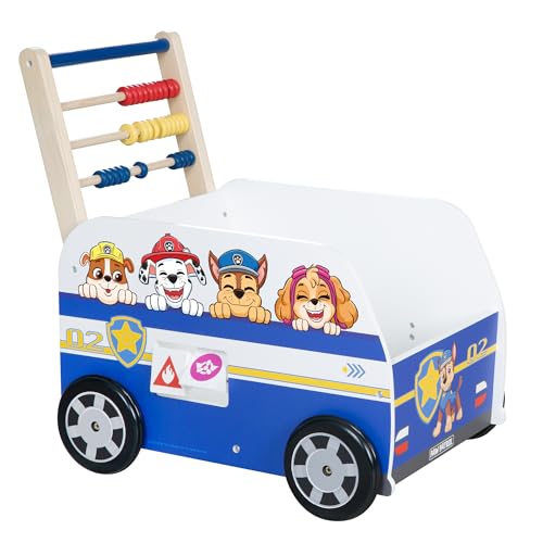 roba Bully Push Bus Paw Patrol - Push Walker with Dog Theme from The Series