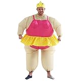 Yeahbeer Inflatable Halloween Costume Adult and Children Carry On Animal Fancy Dress Costume (Red Ballet for Adult)