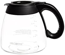 Mr. Coffee ISD13-RB 12-Cup Replacement Decanter for FT and IS Series, Black