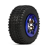 Team Losi Tires Mounted Blue (4): Micro SCT
