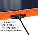 BobjGear Bobj Rugged Case for Google Nexus 10 Tablet Custom Fit - Patented Venting - Sound Amplification - BobjBounces Kid Friendly - Outrageous Orange