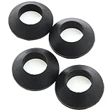 Red Hound Auto D-Ring Shackle Isolator Compatible with Jeep Towing Off Road Kit 3/4 Inches Silencer Clevis 4pc Set