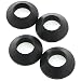 Red Hound Auto D-Ring Shackle Isolator Compatible with Jeep Towing Off Road Kit 3/4 Inches Silencer Clevis 4pc Set