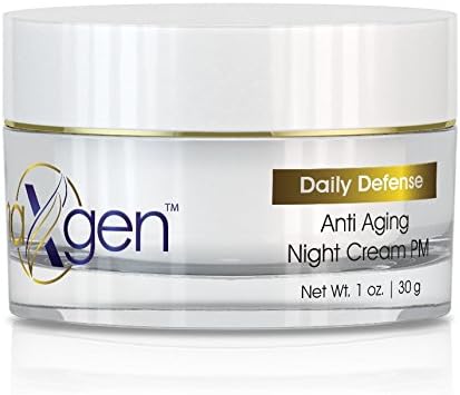 dermaXgen Daily Defence Night Cream PM Anti Aging Daily moisturize Perfect for Reducing Wrinkles & Fine Lines, Boosts Elasticity, 1 oz. / 30 gm