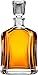 Paksh Capitol Glass Decanter with Airtight Geometric Stopper - Whiskey Decanter for Wine, Bourbon, Brandy, Liquor, Juice, Water, Mouthwash. Italian Lead-Free Glass | 23.75 oz primary