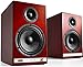 Audioengine HD6 150W Wireless Powered Bookshelf Speakers, Bluetooth aptX HD, USB 24-Bit DAC & Analog Amplifier (Cherry)thumb 1