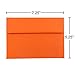 JAM PAPER A7 Colored Invitation Envelopes - 5 1/4 x 7 1/4 - Orange Recycled - 50/Pack