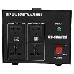 Patioer 1000W Voltage Converter Transformer